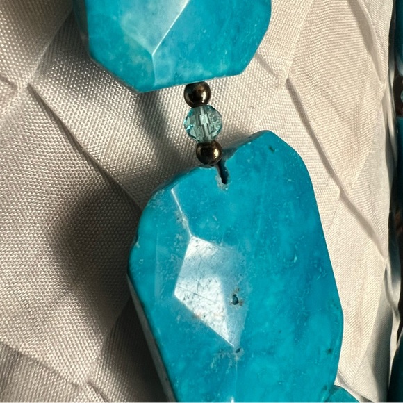 Turquoise Statement Necklace - Picture 4 of 4